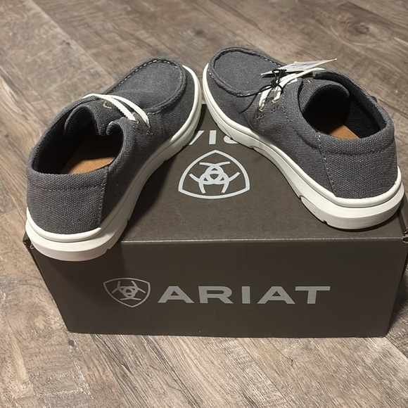 Ariat Hilo Washed Black,FLX Foam sole,cushion insole,no tie lace,slip on loafers - Picture 5 of 10